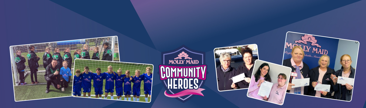 A Winning Partnership: Molly Maid Ayrshire Franchise Owner, Jeanette Wilson, Supports Crosshouse 2016s Youth Football Team